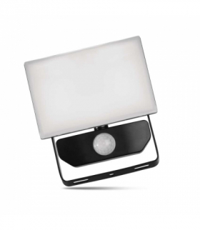 Naświetlacz LED TAMBO z czujnikiem PIR, 10 W, 1000 lm, czarny EMOS ZS2912