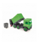 Śmieciarka zielona middle truck w kartonie Wader 32103