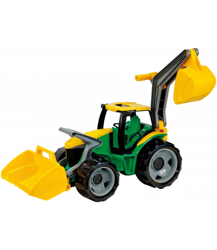 Traktor spychacz + koparka opakowanie Lena 02080