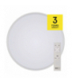 Oprawa LED LIVI 40 cm, 30 W, ciepła-zimna biel, ściemnialna, z pilotem EMOS ZM5162
