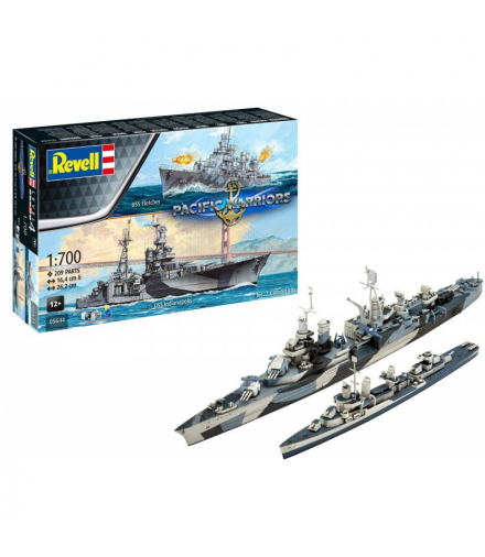 Zestaw upominkowy statki pacific warriors 1/700 Revell 05644