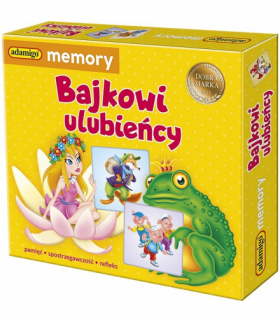 Gra memory bajkowi ulubieńcy Adamigo 7356