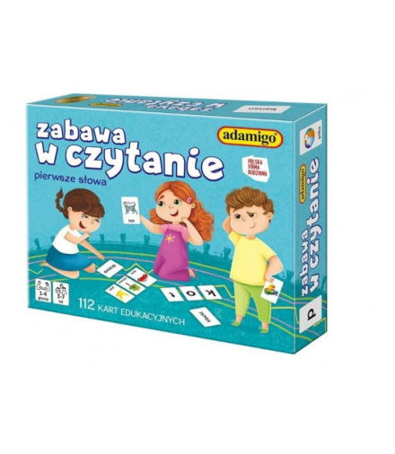 Zabawa w czytanie gra edukacyjna Adamigo 7523