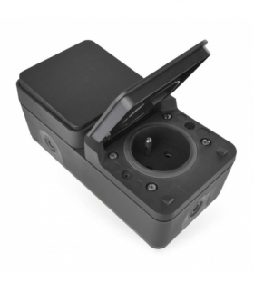EMOS Cyklone gniazdo+włącznik schodowy IP55 EMOS D730429