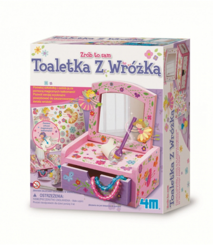 Toaletka z wróżką, zabawka dla dzieci 4m 2738