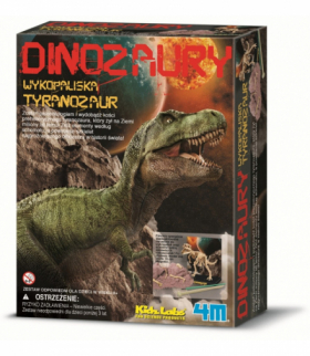 Zestaw naukowy Dinosaury, wykopaliska T-Rex 4m 3221