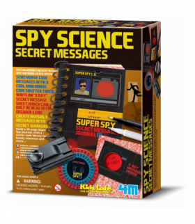 Zestaw naukowy nauka o szpiegowaniu, Spy Science, Secret Messages 4m 3295