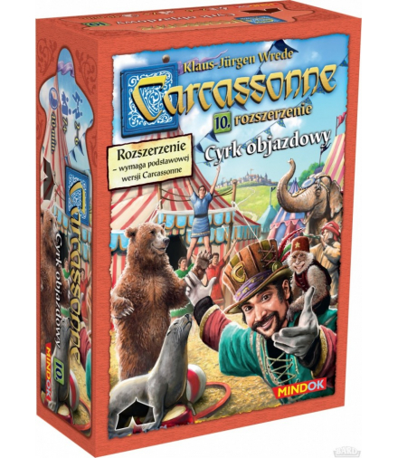 Gra Carcassonne 10. Cyrk Objazdowy edycja 2 (PL) Bard 7128