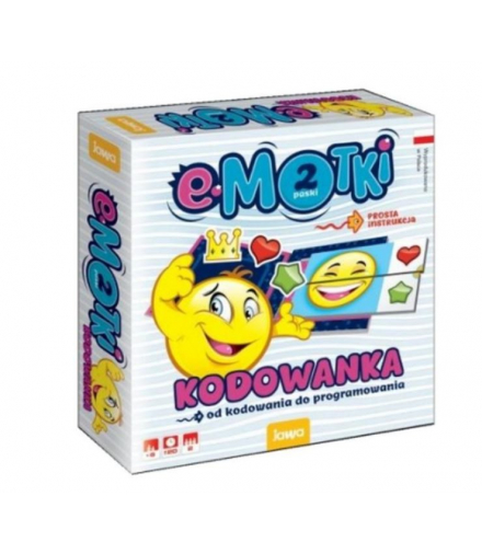 Gra Emotki Kodowanka, nauka programowania dla najmłodszych bez komputera, Jawa GRA-06