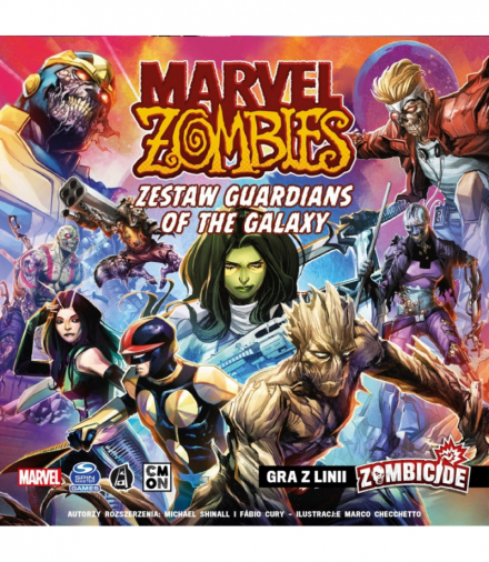 Gra Marvel Zombies Guardians of Galaxy Portal Games MZGG