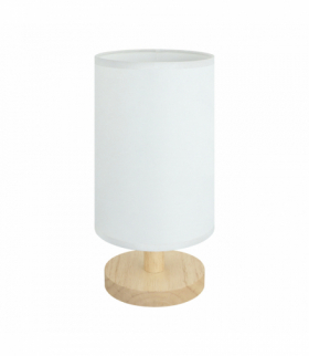 Lampka stołowa BELA E14 BEIGE sosna/beżowy Struhm 04798
