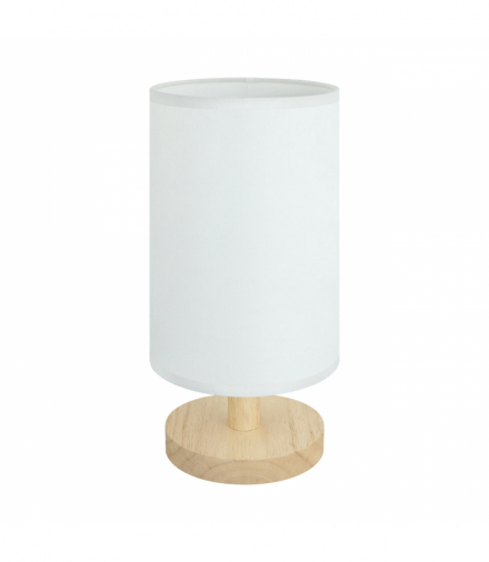 Lampka stołowa BELA E14 BEIGE sosna/beżowy Struhm 04798