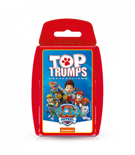 Gra karciana Toptrumps Psi Patrol Winning Moves 38256