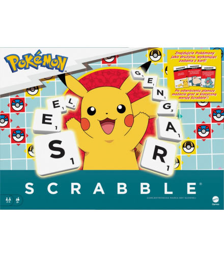 Gra Scrabble Pokemon Mattel HXT29
