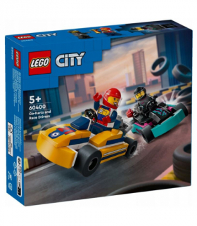 Klocki City Gokarty i kierowcy wyścigowi LEGO 60400