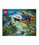 Klocki City Helikopter badaczy dżungli w bazie LEGO 60437