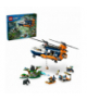 Klocki City Helikopter badaczy dżungli w bazie LEGO 60437