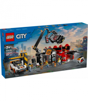 Klocki City Złomowisko z samochodami LEGO 60472