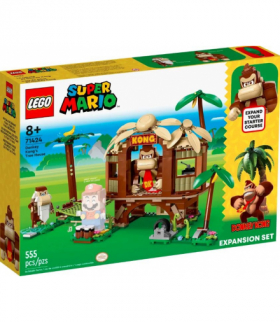 Klocki Super Mario Domek na drzewie Donkey Konga - zestaw rozszerzający LEGO 71424