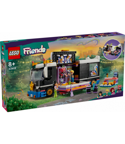 Klocki Friends Sutobus koncertowy gwiazdy popu LEGO 42619