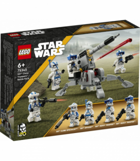 Klocki Star Wars Zestaw bitewny - żołnierze-klony z 501 legionu LEGO 75345