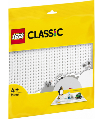 Klocki Classic biała płytka konstrukcyjna LEGO 11026