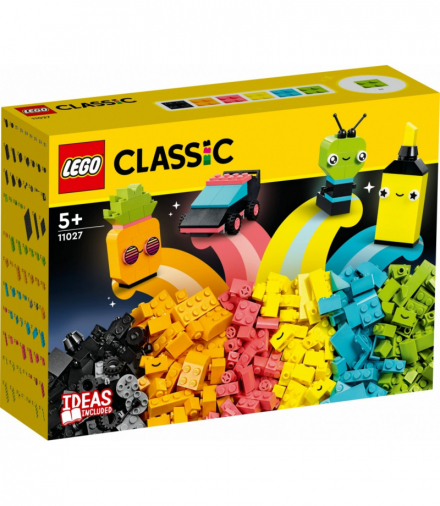 Klocki Classic Kreatywna zabawa neonowymi kolorami LEGO 11027