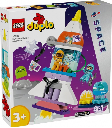 Klocki Duplo Przygoda w promie kosmicznym 3w1 LEGO 10422