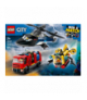 Klocki City Zestaw z helikopterem, wozem strażackim i łodzią LEGO 60462