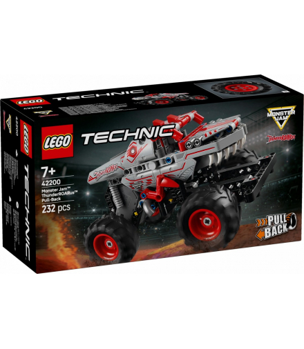 Klocki Technic Monster Jam Thunderroarus z napędem typu pull-back LEGO 42200