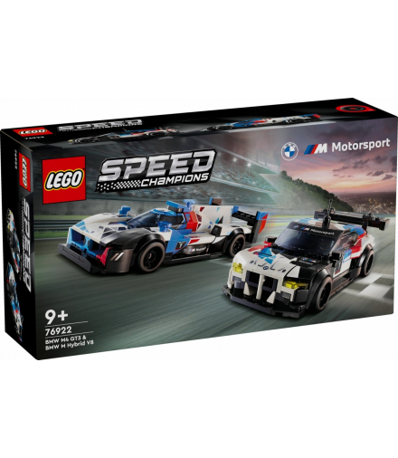Klocki Speed Champions Samochody wyścigowe BMW M4 GT3 & BMW M Hybrid V8 LEGO 76922