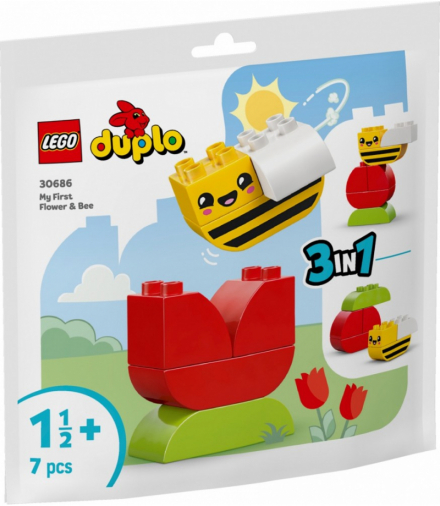 Klocki Duplo Mój pierwszy kwiatek i pszczoła LEGO 30686
