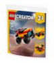 Klocki Creator Mały monster truck do przebudowania LEGO 30691