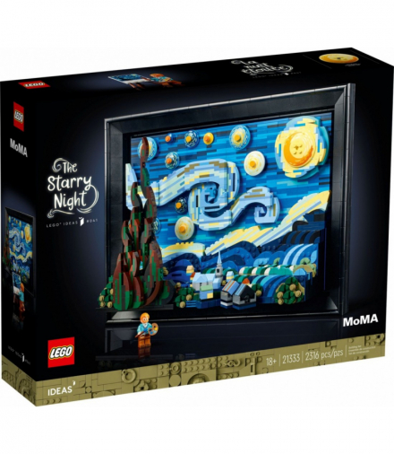 Klocki Ideas Gwiaździsta noc Vincenta Van Gogha LEGO 21333