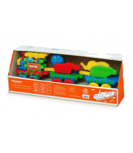Klocki konstrukcyjne pociąg mario Marioinex 901311