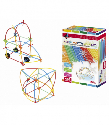 Klocki małych geniuszy - małe słomki ASKATO 112497