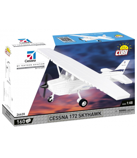 Cobi klocki cessna 172 skyhawk 160 klocków biała Cobi Klocki COBI-26620