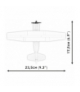 Cobi klocki cessna 172 skyhawk 160 klocków biała Cobi Klocki COBI-26620