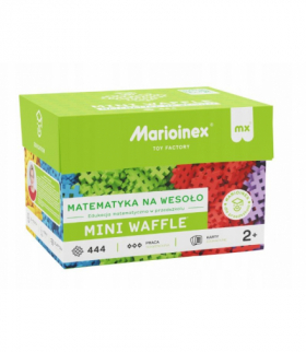 Klocki waffle mini - matematyka na wesoło 444 elementów Marioinex 906293