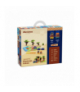 Klocki mini waffle wedel - plantacja kakao 100 elementów, 6+, Marioinex 906392