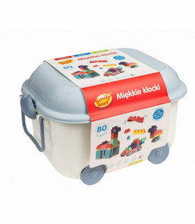 Klocki miękkie 80 elementów Smily Play SP84942