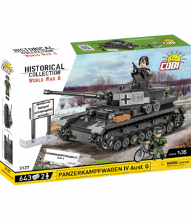 Klocki panzerkampfwagen iv ausf. g 643 klocków Cobi Klocki COBI-3127