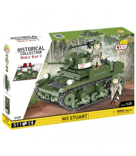 Klocki m3 stuart 511 klocków Cobi Klocki COBI-3129
