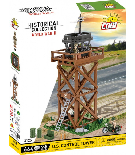 Klocki u.s. control tower 664 klocki Cobi Klocki COBI-3125