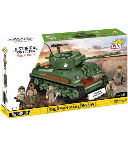 Klocki sherman m4a2e8 865 klocków Cobi Klocki COBI-3118