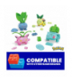 Klocki pokemon drużyna trawiastego Mega Bloks HWR77