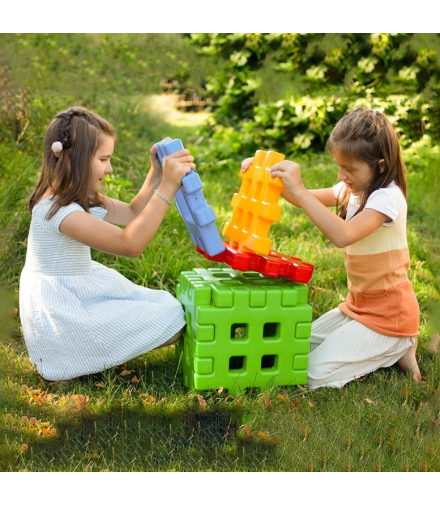 Klocki waffle maxi 24 elementy Marioinex 903599