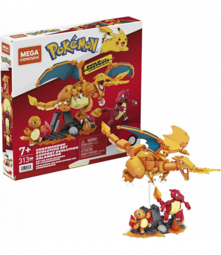Klocki mega pokemon charmander evolution Mega Bloks HFG06