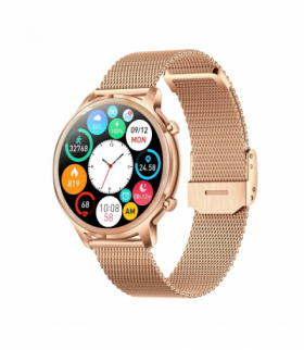 Smartwatch damski manta kelly złoty stalowy SWU301GD