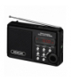 Radio kieszonkowe z mp3, usb, slot na kartę SD bateria litowa do 10 godzin, czarny Sencor SRD 215 B